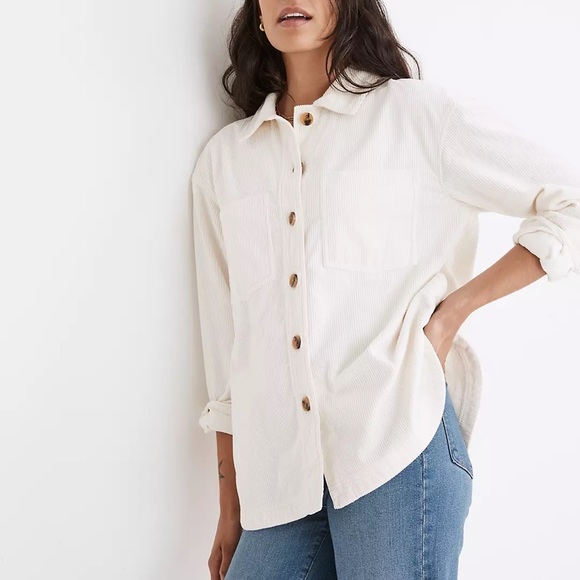 Madewell Jackets & Blazers - Madewell Corduroy Kentwood Oversized Shirt-jacket